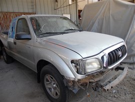 2003 Toyota Tacoma SR5 Silver Extended Cab 2.4L AT 2WD #Z24743